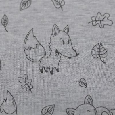 Alpenfleece | LEAH | Fuchs meliert grau